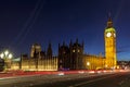 London Big Ben and Houses of Parliament Royalty Free Stock Photo