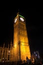 London Big Ben at night Royalty Free Stock Photo