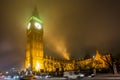 London, Big Ben by night Royalty Free Stock Photo