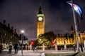 London Big Ben Tower clock Skyline night 2 Royalty Free Stock Photo