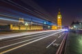 London Big Ben and traffic on Westminster Bridge Royalty Free Stock Photo