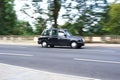 London black cab in high street, Oxford Royalty Free Stock Photo