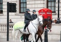 London. Bobbies on horseback