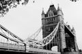 London bridge black and white Royalty Free Stock Photo