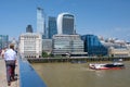 London Bridge and the City of London on a sunny day