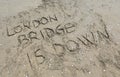 LONDON BRIDGE IS DOWN is the code name of the operation when the Royalty Free Stock Photo