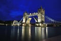 Londres puente en noche 