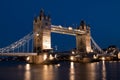 London Bridge at night Royalty Free Stock Photo