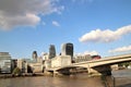 London Bridge, River Thames, London, England Royalty Free Stock Photo