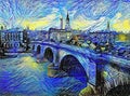 London Bridge Starry Night Parody