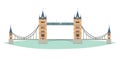London Bridge Tower vector Illustration Royalty Free Stock Photo