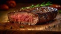 London Broil Steak is delicious food. AI Generated