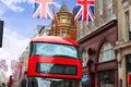 London bus Oxford Street W1 Westminster