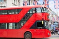 London bus Oxford Street W1 Westminster Royalty Free Stock Photo