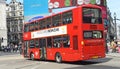 London bus in Piccadilly Royalty Free Stock Photo