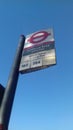 London bus stop catford Royalty Free Stock Photo