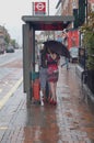 London bus stop