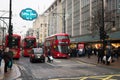 London - Busy Oxford street in Christmas period