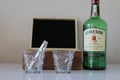 London Canada, February 14 2020: Editorial illustrative photo of Jameson whisky and a whisky set