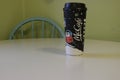 London Canada - January 01 2019: Editorial illustrative photograph of a McDonalds McCafe drink container on the table