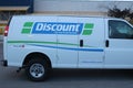 A discount rental truck, a leader in the rental moving truck industry.