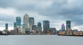 London Canary Wharf cityscape Royalty Free Stock Photo