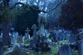 London cemetery Royalty Free Stock Photo