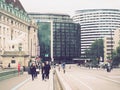 London Central street Royalty Free Stock Photo