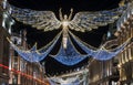 London Christmas Lights Royalty Free Stock Photo