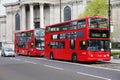 London city buses Royalty Free Stock Photo
