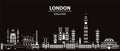 London City gradient 5 Royalty Free Stock Photo