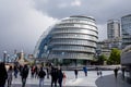 London city hall. It serves as the office for the mayor of London and London Assembly Royalty Free Stock Photo