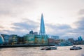 London City Hall, The Shard Quarter, modern architecture Royalty Free Stock Photo