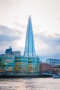 London City Hall, The Shard Quarter, modern architecture and skyscrapers in London\'s Royalty Free Stock Photo