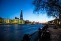 London city hall at sunset Royalty Free Stock Photo