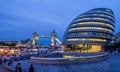 London City Hall and Tower Bridge