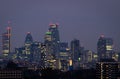 London, city night skyline Royalty Free Stock Photo