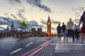 London city scene with Big Ben