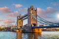 London city skyline with Tower Bridge, cityscape in UK Royalty Free Stock Photo