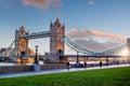 London city skyline with Tower Bridge, cityscape in UK Royalty Free Stock Photo