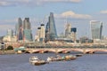 London City Skyline under construction Royalty Free Stock Photo