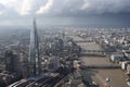 London city skyline view from above Royalty Free Stock Photo