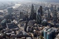 London city skyline view from above Royalty Free Stock Photo