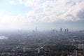 London city skyline view from above Royalty Free Stock Photo