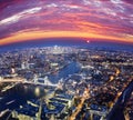 London city sunset