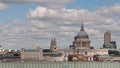 London City View From Tate Modern to St Pauls.