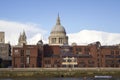 London cityscape across the River Thames with a view of St Pauls Cathedral, London, England, UK, May 20 Royalty Free Stock Photo