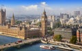 London cityscape with Big Ben on a sunny day Royalty Free Stock Photo