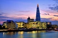 London Cityscape with New City Hall and The Shard Royalty Free Stock Photo