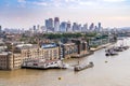 London cityscape with River Thames Royalty Free Stock Photo